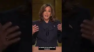 Kamala Harris accepts the nomination for President at the DNC