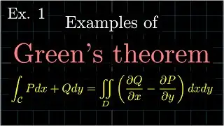 Greens Theorem Example | Calculus 3 | Vector Calculus