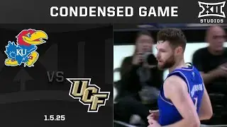 #7 Kansas vs. UCF Condensed Game | 2024-25 Big 12 Men's Basketball