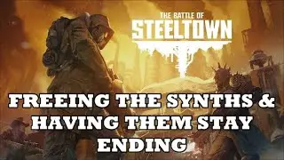 Wasteland 3 - The Battle Of Steeltown DLC - Best Ending: Freeing Synths & Having Them Stay