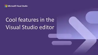 Editor shortcuts in Visual Studio