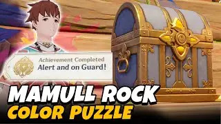 Mamull Rock Color Puzzle (Natlan Hidden Achievement & Luxurious chest) Genshin Impact 5.2