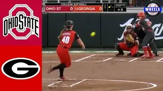 Ohio State vs #13 Georgia Highlights | 2023 College Softball Highlights