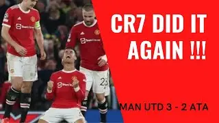 CR7 Did it Again! ❤️🏆 MU - ATA Winner Goal ( Champions League ) #shorts