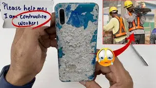 Restore Samsung Galaxy A30s Cracked For Construction Worker