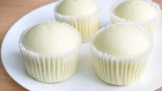 No Oven! Fluffy and Moist Milk Cupcake Recipe