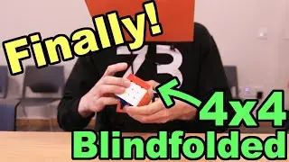 My FIRST *Official* 4x4 Blindfolded SUCCESS!