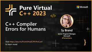 C++ Compiler Errors for Humans | Pure Virtual C++ 2023