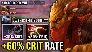 WTF 60% CRIT RATE Khanda Daedalus 1K GPM Hyper Mid Bounty Hunter Max Jinada Instant Burst Dota 2