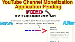 Youtube Channel Monetization under review problem solved-Youtube channel monetization review pending