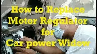 How to Replace Motor Regulator for Car window Part 1