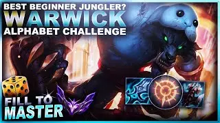 THE BEST CHAMP TO LEARN JUNGLE? WARWICK - Alphabet Challenge | League of Legends