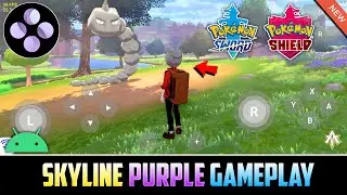 Skyline Emulator Android Purple Edition - Pokemon Sword Gameplay Test! (60FPS)