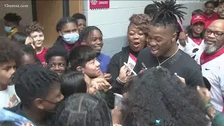 Georgia Bulldog Javon Bullard welcomed home to Milledgeville as national champion