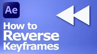 After Effects How to reverse a clip using time reverse keyframes shortcut