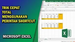 Cara Cepat Membuat SUM Total Pada Microsoft Excel