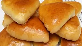 Приготовьте треугольные ПИРОЖКИ в духовке🥟это тесто💯Пирожки как пух! Экономно, вкусно что еще нужно?