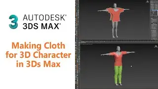 Create 3D Character Clothe in 3Ds Max