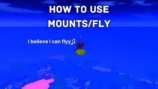HOW TO FLY AND USE MOUNTS | Anime Fighting Simulator X