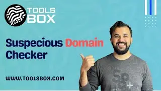 How To Use Suspicious Domain Checker | WWW.TOOLSBOX.COM