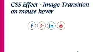 CSS Effect  Image transition on mouse hover