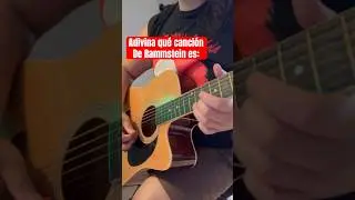 Rammstein acústico: ¿reconoces la canción? #rammstein #acousticcover #metal #rock #acousticmusic