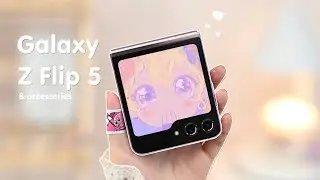 Samsung Galaxy Z Flip 5💜 aesthetic unboxing | Samsung Case | backbone | Genshin Impact