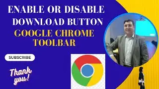 how to enable/disable download button on chrome|| Google Chrome download bar Missing