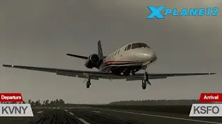 X-Plane 12 | Citation C-560XL by AirSim3D | Hired or Fired?