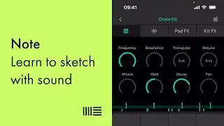 Learn Note: Sketching with sound