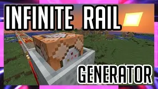 Minecraft INFINITE RAIL Trick | Command Block Minecart Tutorial