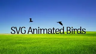 SVG Animated Birds | CSS Infinite Animation - CSS3 Keyframes Example