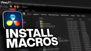 DaVinci Resolve | Where to Install Macro Nodes for Fusion