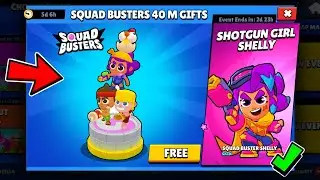 Cursed SQUAD BUSTERS Rewards - Brawl Stars Legendary EGGS opening & Free Gifts 2024