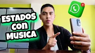 Como PONER MÚSICA EN ESTADOS de WhatsApp - función de WhatsApp+ ✅