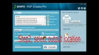 simpo pdf creator create and combine files to pdf