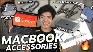 MACBOOK ACCESSORIES HAUL + REVIEW 2020 | SHOPEE PHILIPPINES (MacBook Case, Laptop stand, etc.)