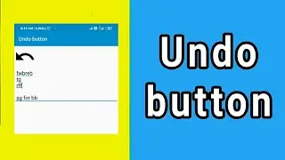 Undo text with cursor position in EditText