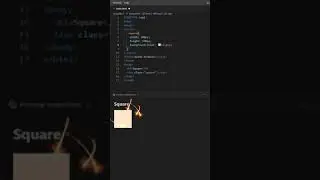 HTML and CSS tutorial for beginners | Creating Square 2021 #shorts