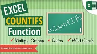 COUNTIFS in Excel 2016 (Multiple Criteria, Date, Wild Card etc)