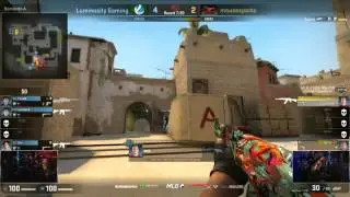 FalleN AWP through the wood - Luminosity vs mousesports MLG CS:GO Major Championship: Columbus