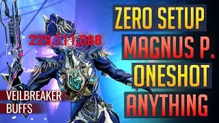 Warframe | ONESHOT Magnus Dong 2.0 Build vs Steel Path Demolysts | Veilbreaker