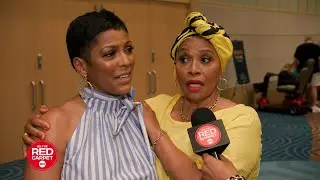 Jenifer Lewis joins Tamron Hall for opening of Tianas Bayou Adventure