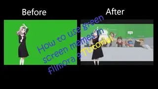 How to use green screen memes in filmora 9