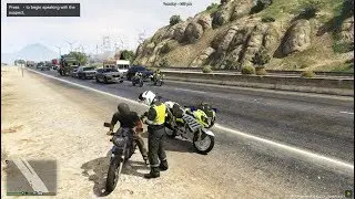 LSPDFR GTA 5 PC - Guardia Civil Trafico Dia 35 (Pareja de Motoristas en persecución)