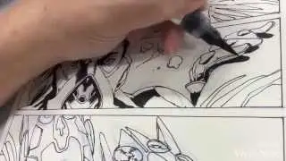 How to draw comics: Penciling, inking techniques with a PENTEL Brush Pen