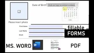 Word Hacks: How to Create Fillable Pdf forms in Microsoft word