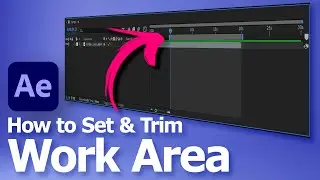 After Effects set work area with shortcut