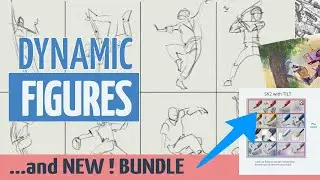 SKETCH BRUSHES for Dynamic figure drawing.  brushpack included SK2 ✨