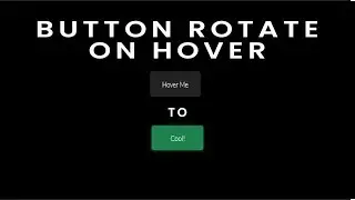 Button Rotate Effect on Hover | Source Code | Only CSS